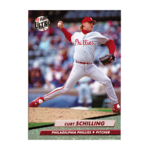 1992 Fleer Ultra #548 Curt Schilling Philadelphia Phillies Baseball Card